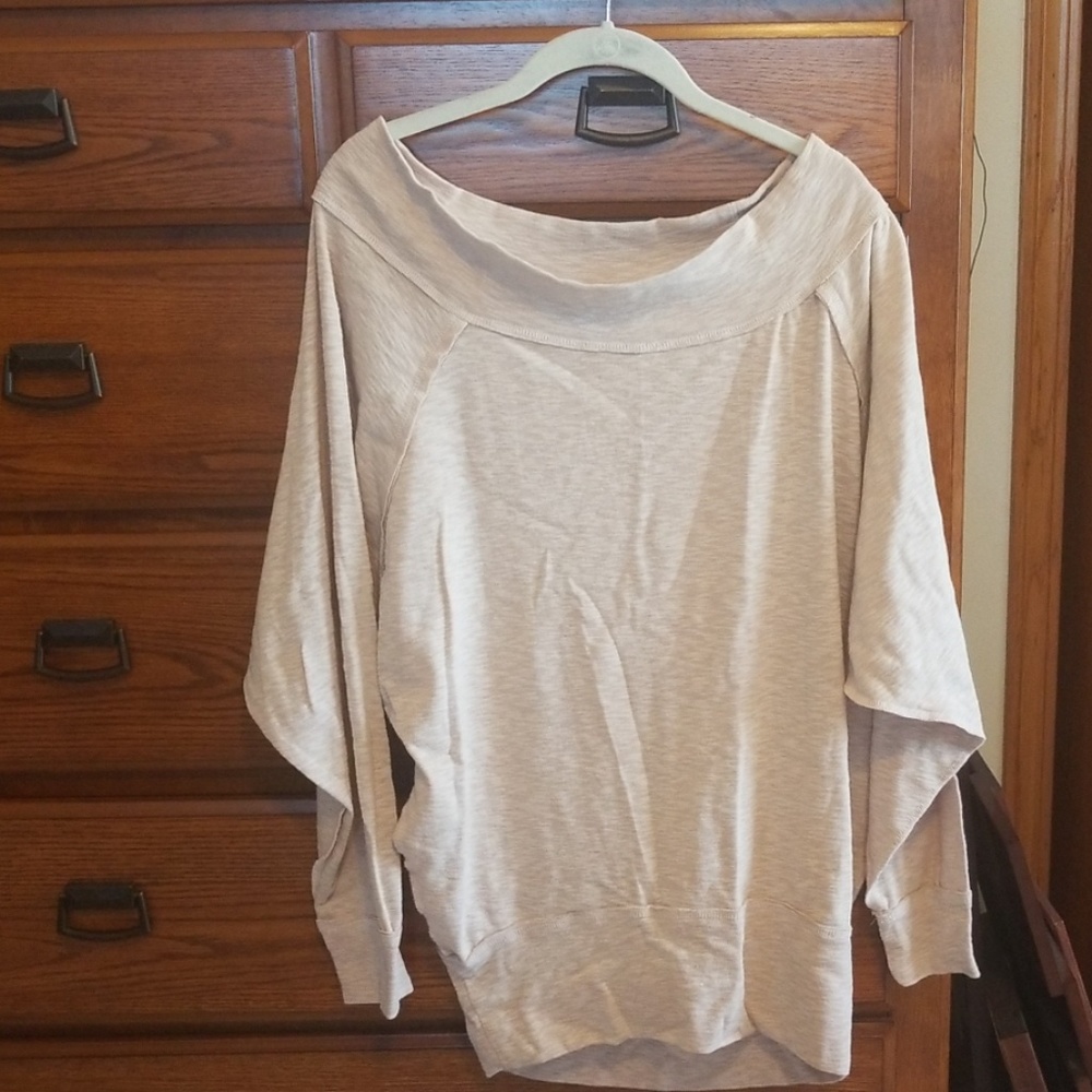 Off shoulder sweatshirt